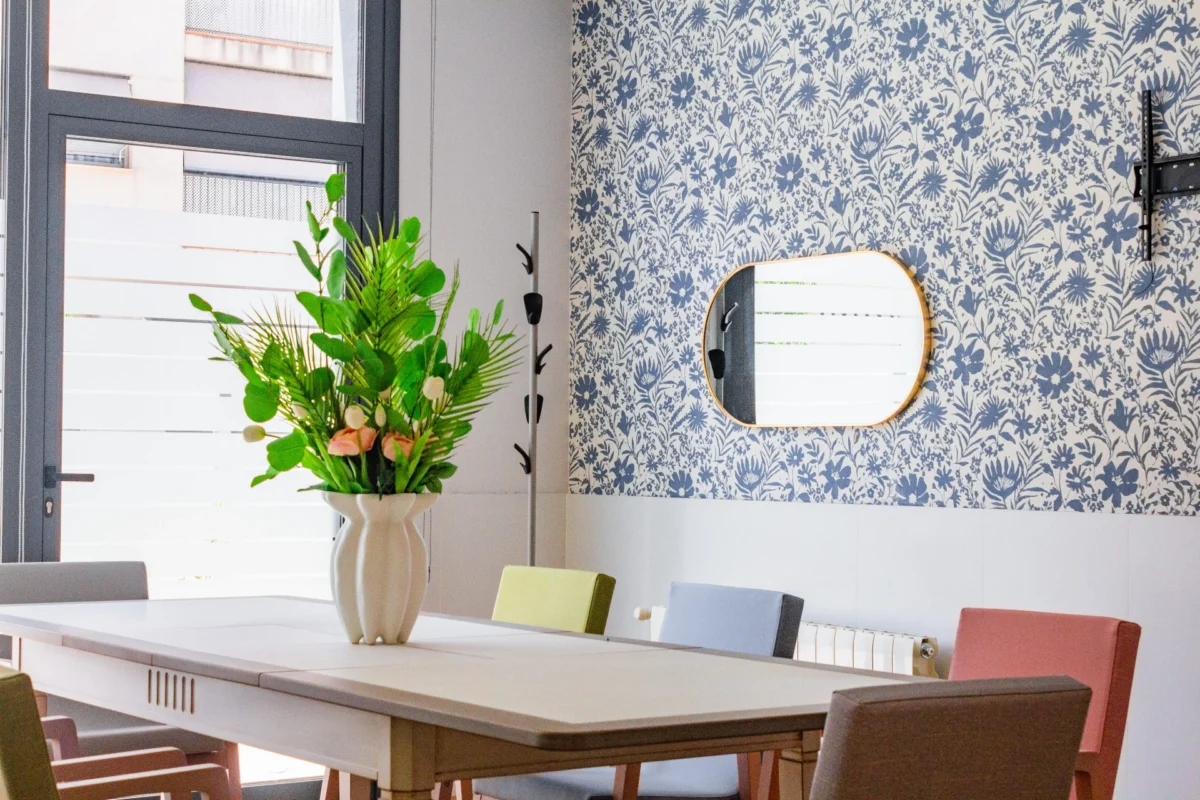 Comedor para la famlia y los residentes en Vitalia Delicias