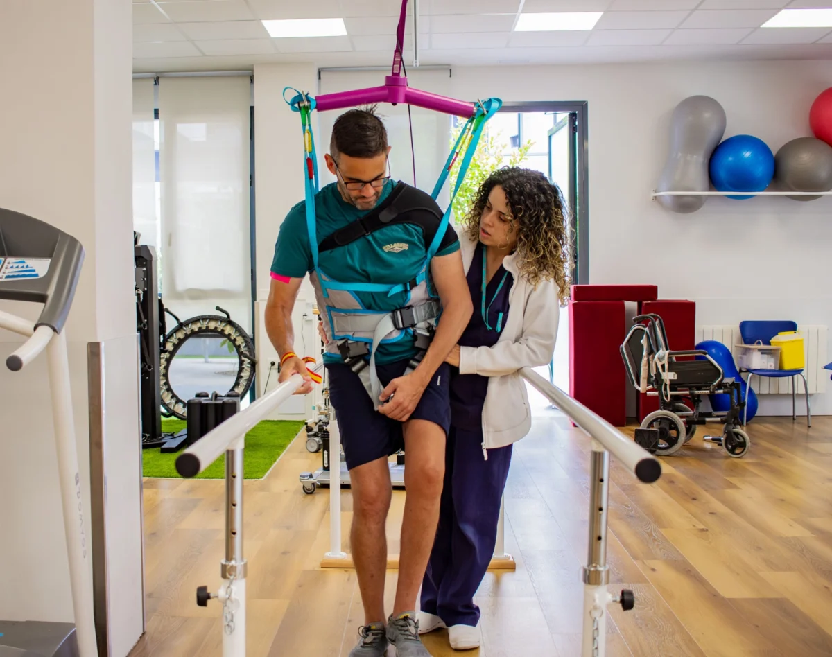 Tratamientos de rehabilitación neurológica con airwalk en madrid