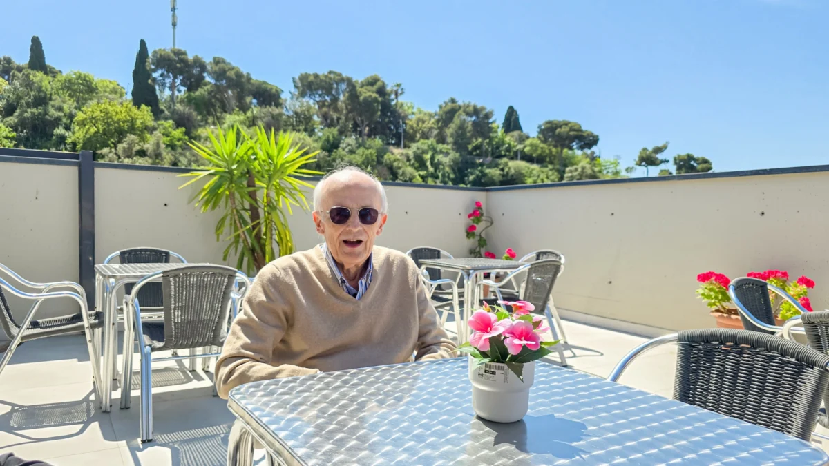 Residencia de mayores en Snats en Barcelona con jardines y terrazas