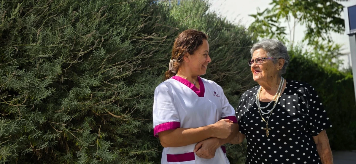 residencia en la comunidad de madrid con jardines