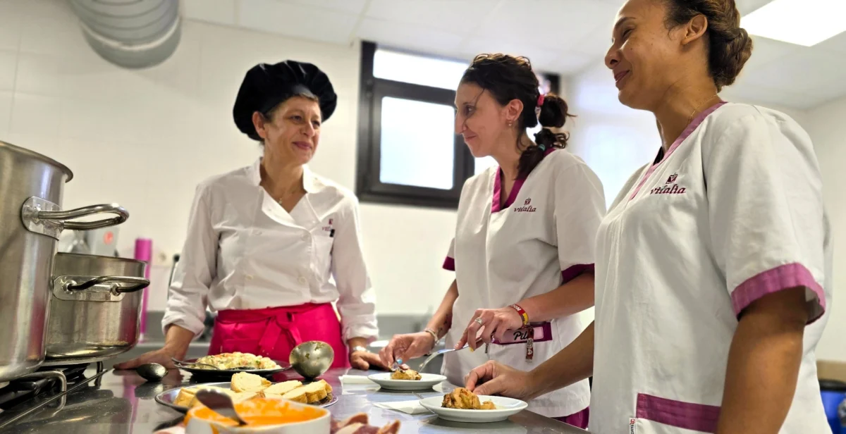 Comida saludable y dieta equilibrada en la residencia de mayores Vitalia