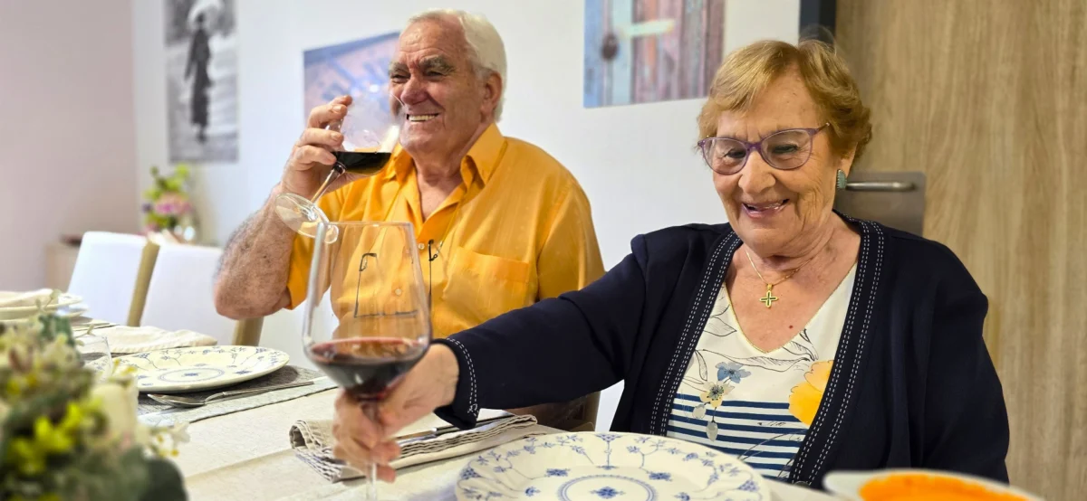 Convivencia familiar en la residencia de mayores vitalia paules en teruel