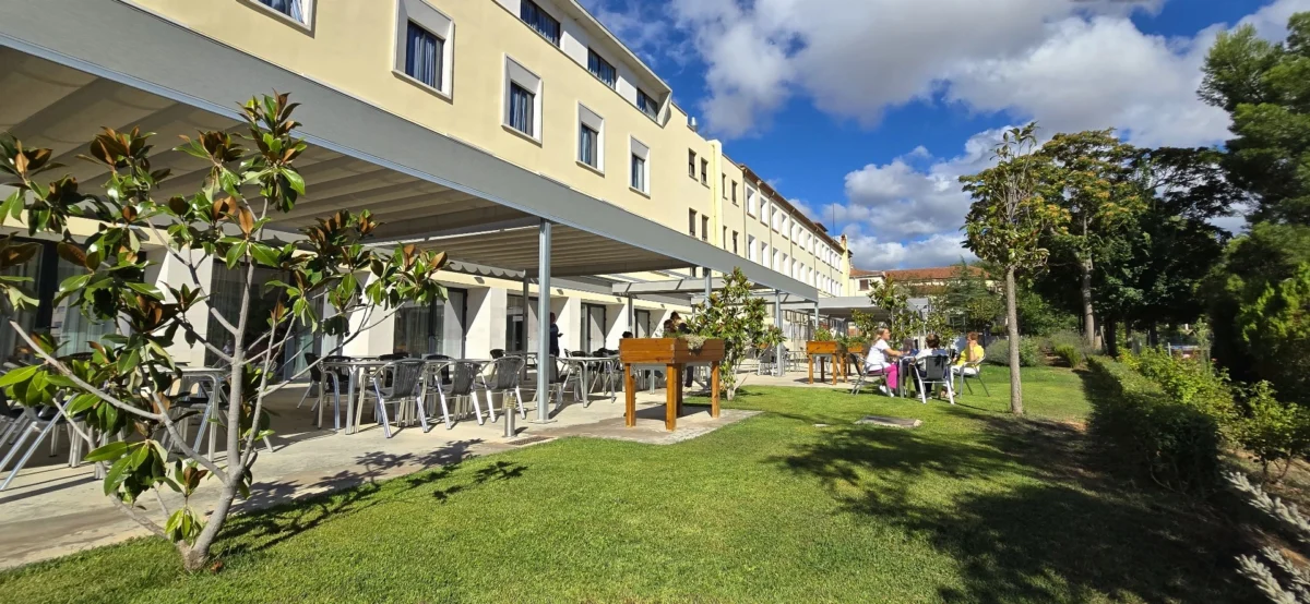 Los mejores jardines en la residencia de mayores Vitalia Paules