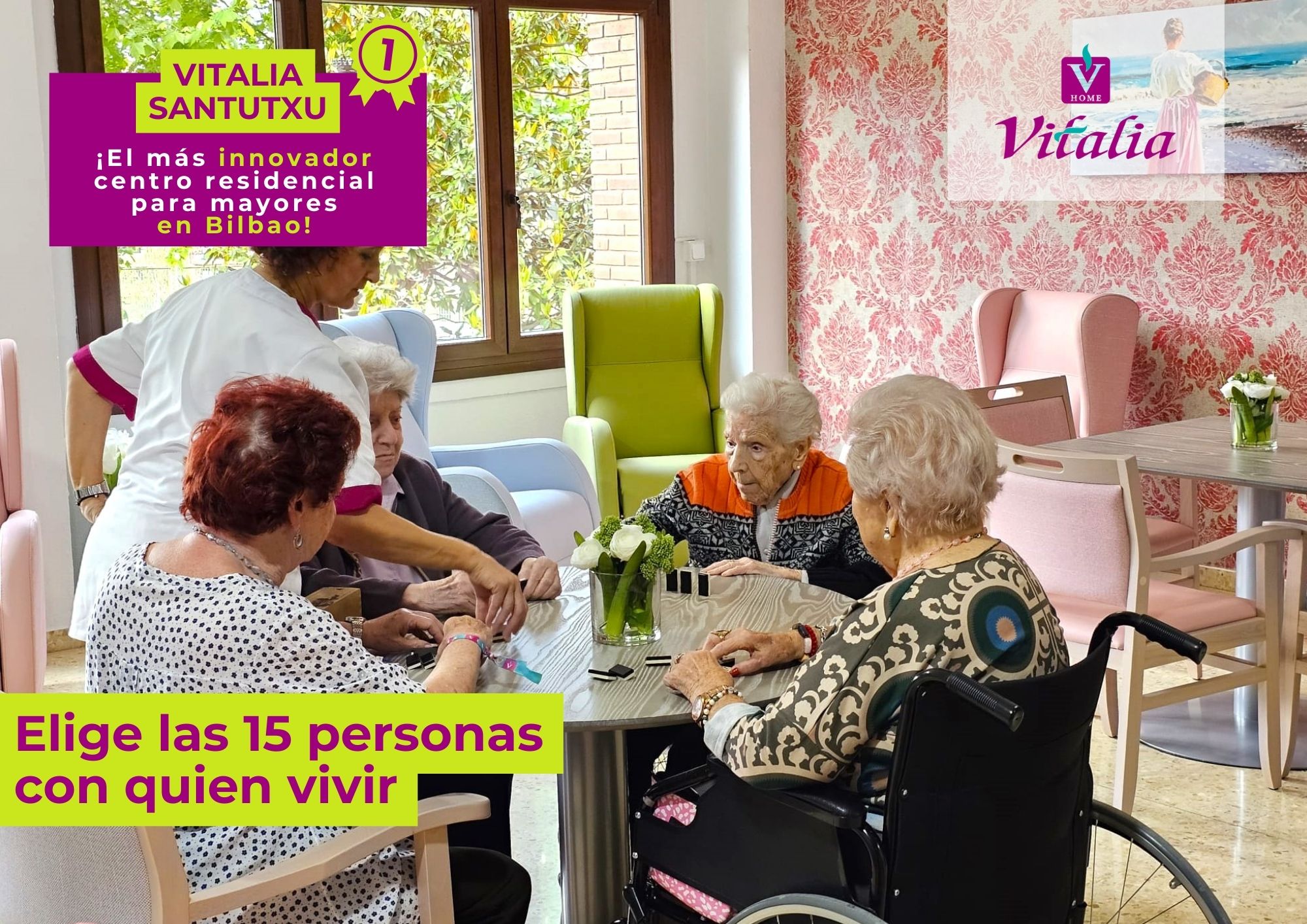 Vitalia convierte el asilo de Santutxu en un centro asistencial de referencia y un hospital puntero de neurorrehabilitación