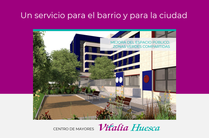 El proyecto Residencial de Vitalia en Huesca sigue avanzando y tiene prevista su apertura en noviembre de este año