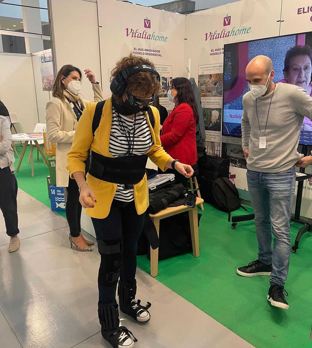 Trajes simuladores de edad, protagonistas en Tecnosocial