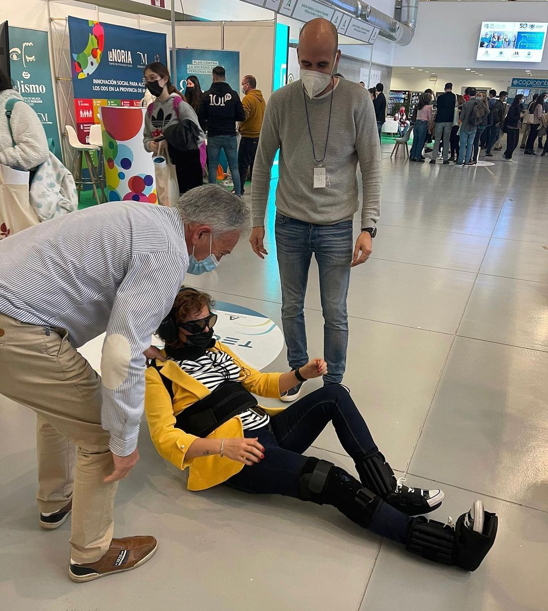 Trajes simuladores de edad, protagonistas en Tecnosocial