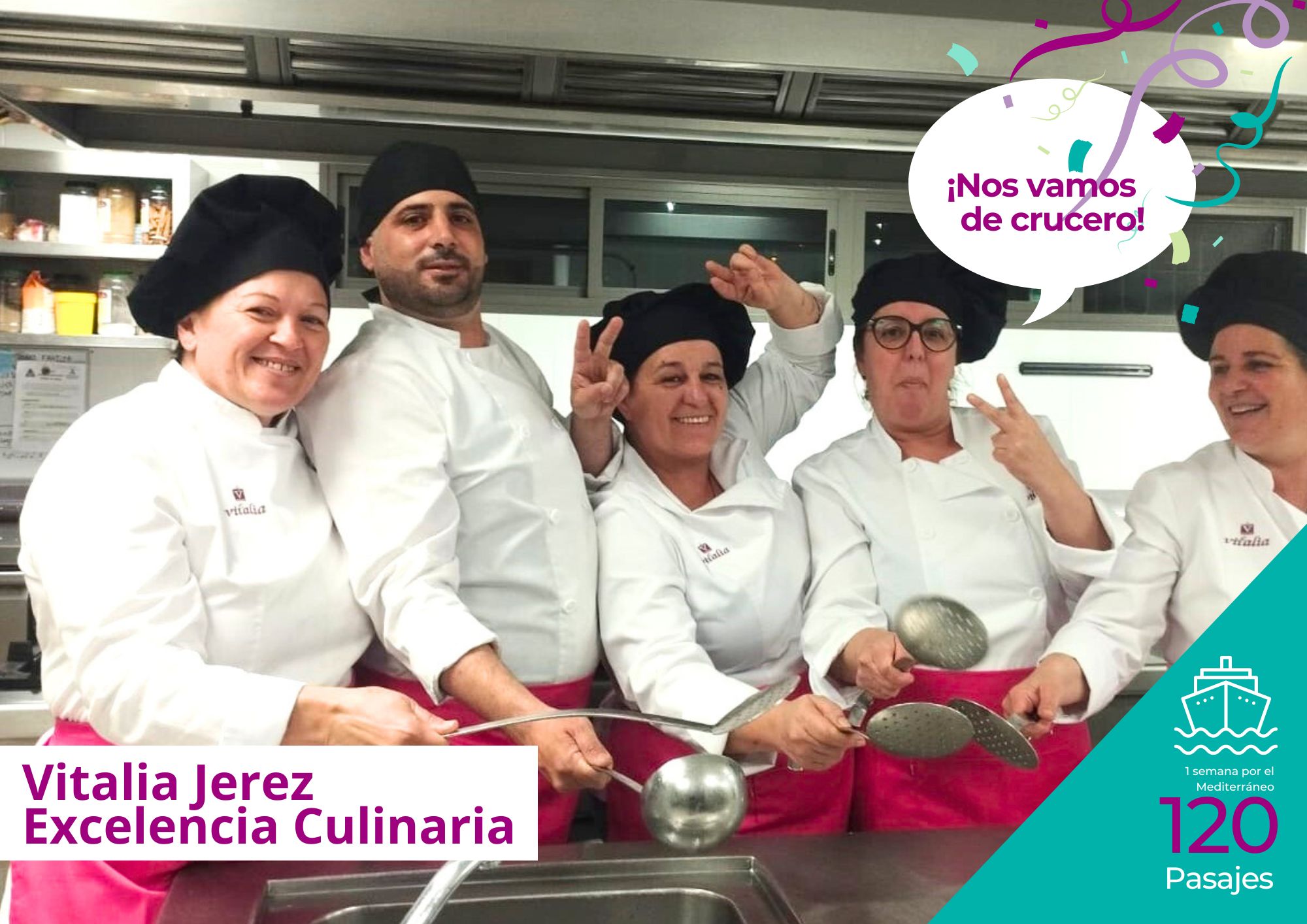 120 personas disfrutarán en primavera de un crucero de una semana por el Mediterráneo