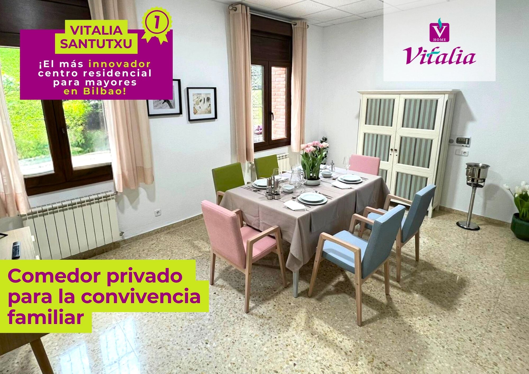 Vitalia convierte el asilo de Santutxu en un centro asistencial de referencia y un hospital puntero de neurorrehabilitación