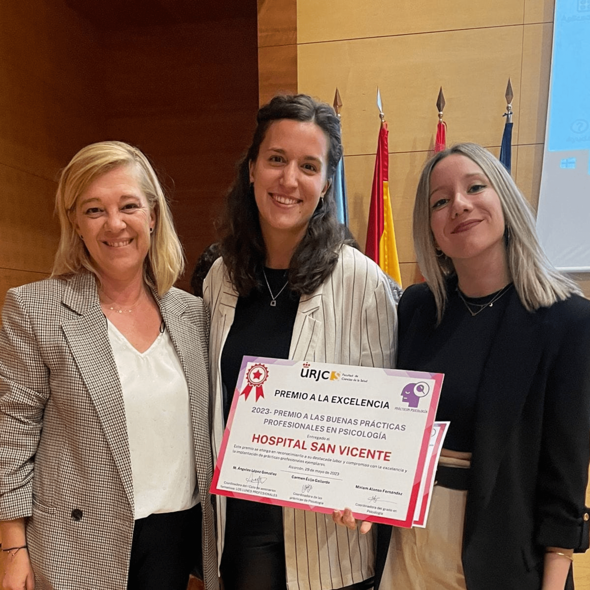Premio de Excelencia a las Buenas Prácticas Profesionales en Psicología