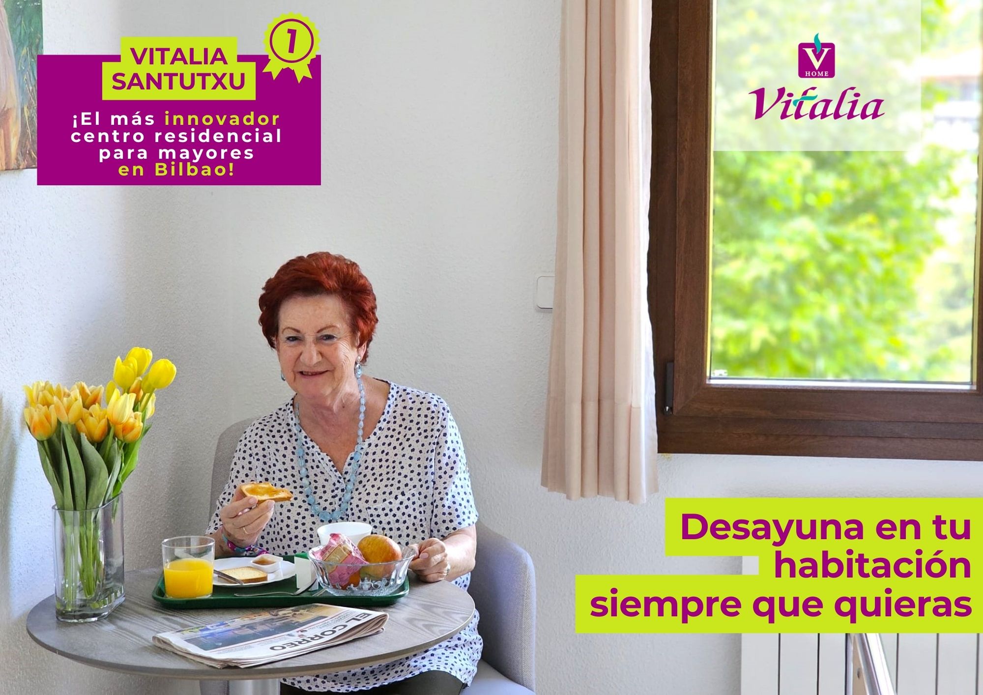 Vitalia convierte el asilo de Santutxu en un centro asistencial de referencia y un hospital puntero de neurorrehabilitación