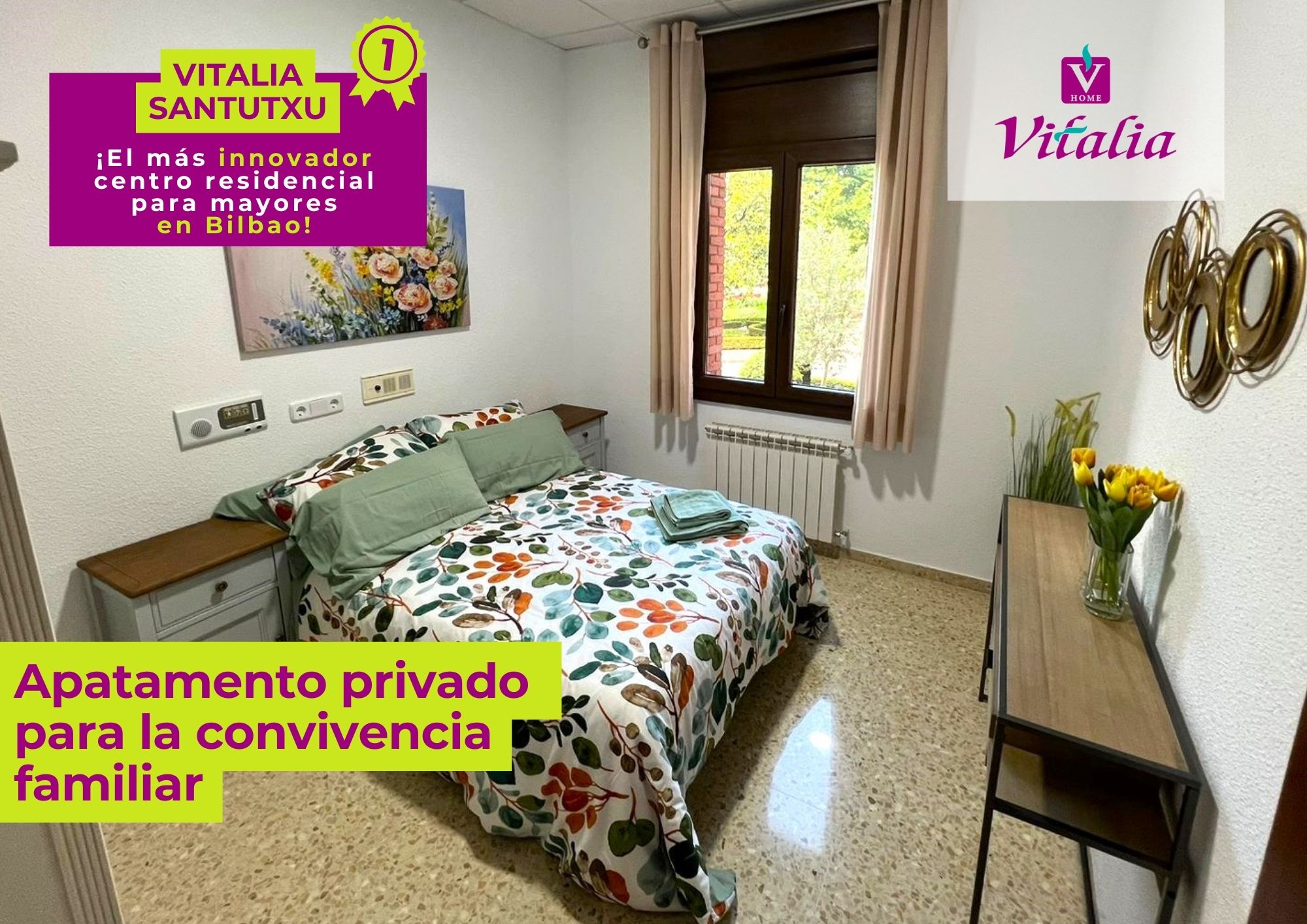 Vitalia convierte el asilo de Santutxu en un centro asistencial de referencia y un hospital puntero de neurorrehabilitación