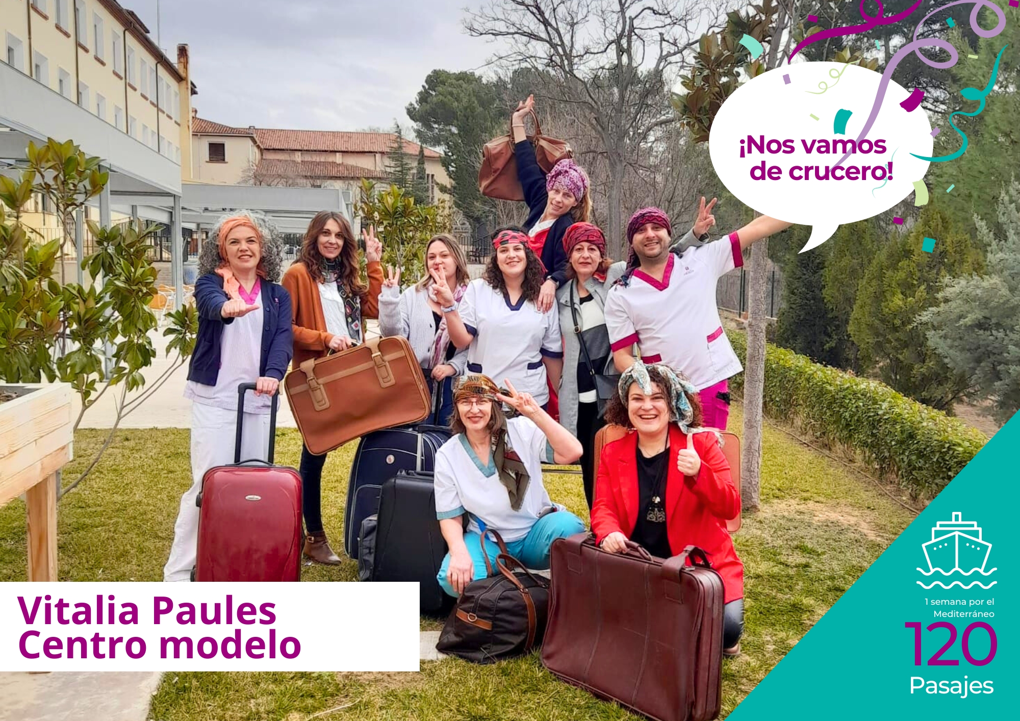 120 personas disfrutarán en primavera de un crucero de una semana por el Mediterráneo