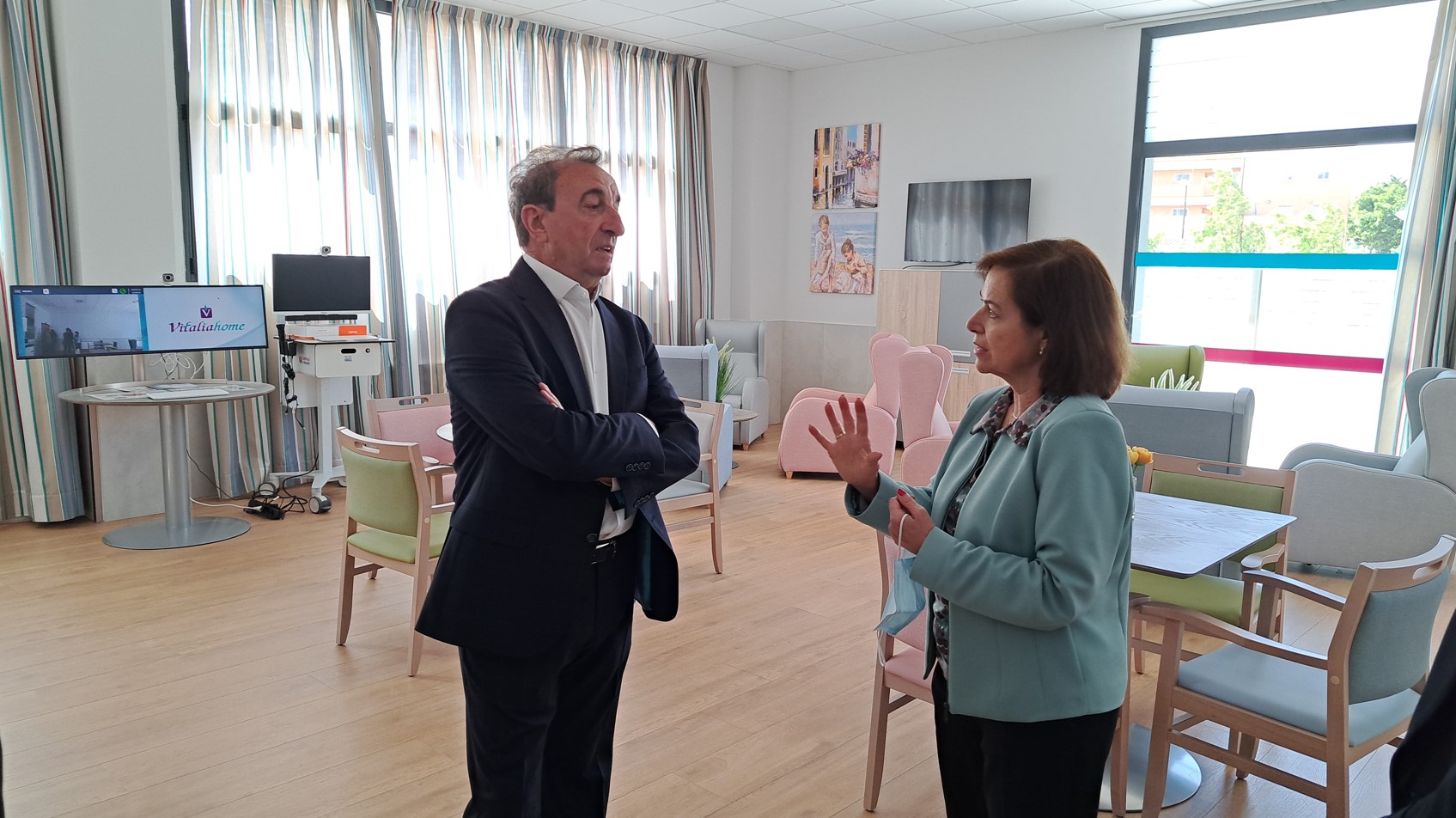 Nos visita Balance sociosanitario para conocer en primera persona el innovador modelo Vitalia