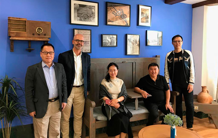 Visita de una delegación china a Vitalia