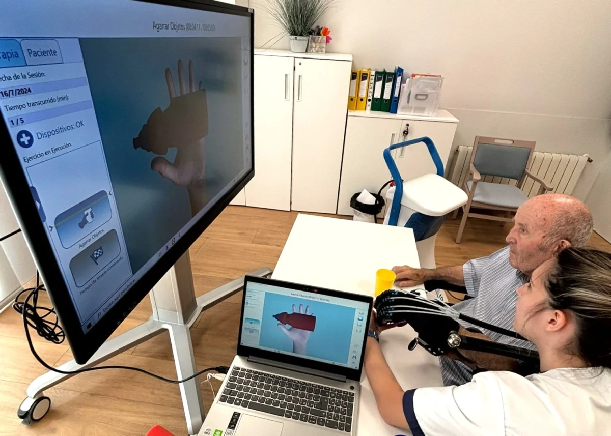 Las Unidades de Terapias Intensivas de Vitalia han introducido pantallas interactivas de gran tamaño como una nueva herramienta en los procesos de Neurorrehabilitación