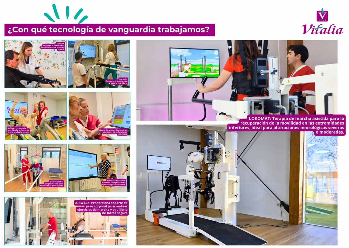 Hospital de día de neurorrehabilitación, tecnología robótica para recuperar tu vida al máximo