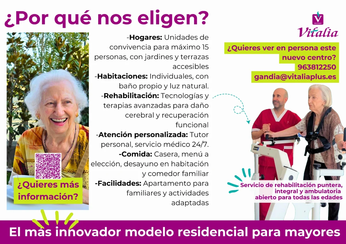 La X Feria de los mayores de Gandía contará con Vitalia y su sólido compromiso por el bienestar