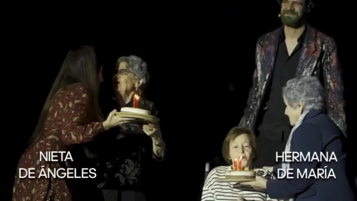 ¡Sorpresa de cumpleaños inolvidable para María (94) y Ángeles (101) en WAH Show!