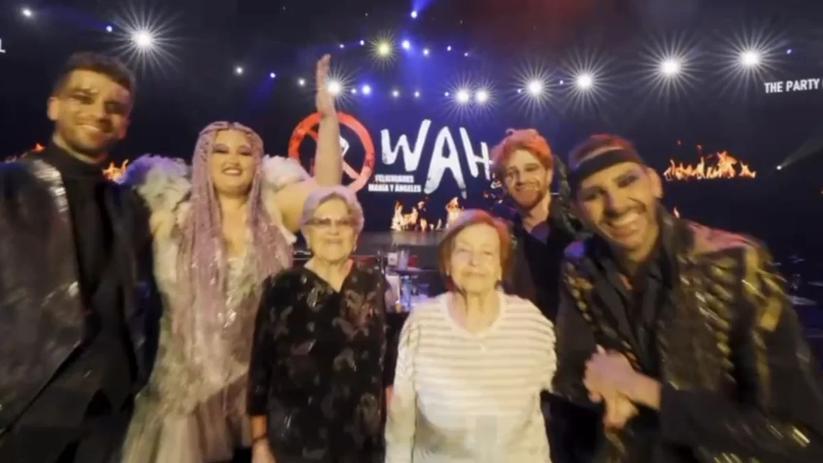 ¡Sorpresa de cumpleaños inolvidable para María (94) y Ángeles (101) en WAH Show!