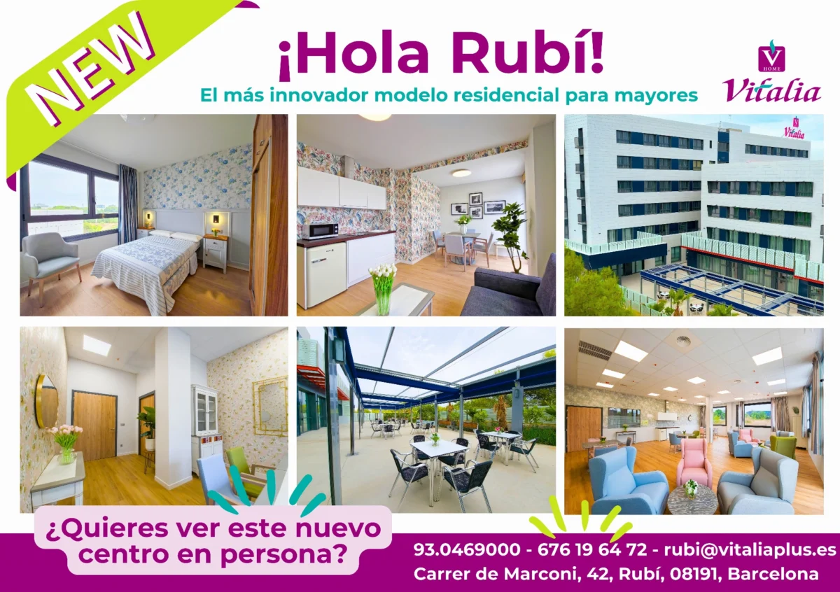 ¡Puerta abiertas de Vitalia Rubí, el nuevo referente en cuidado de la tercera edad en Barcelona!