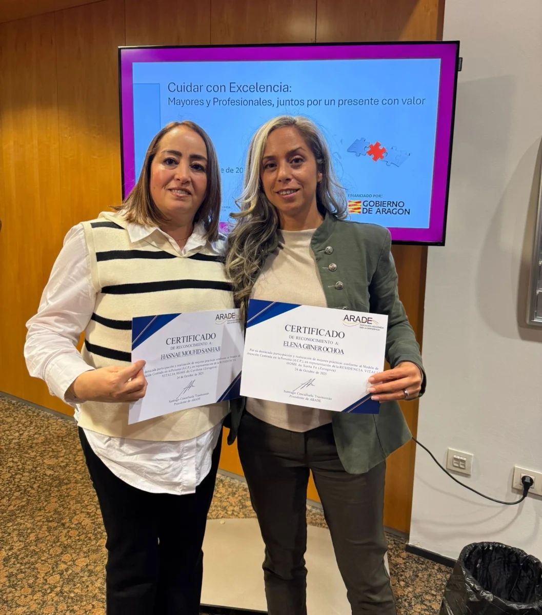 Colaboración y buenas prácticas: Vitalia brilla en el acto de ARADE