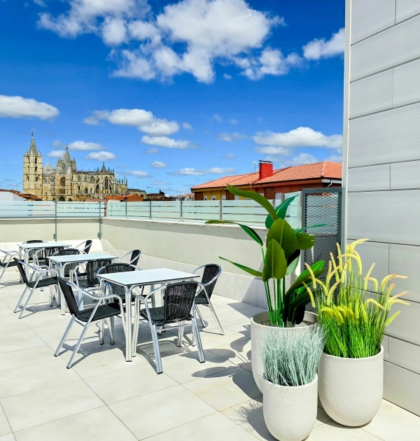 Residencias ancianos leon _ Terraza