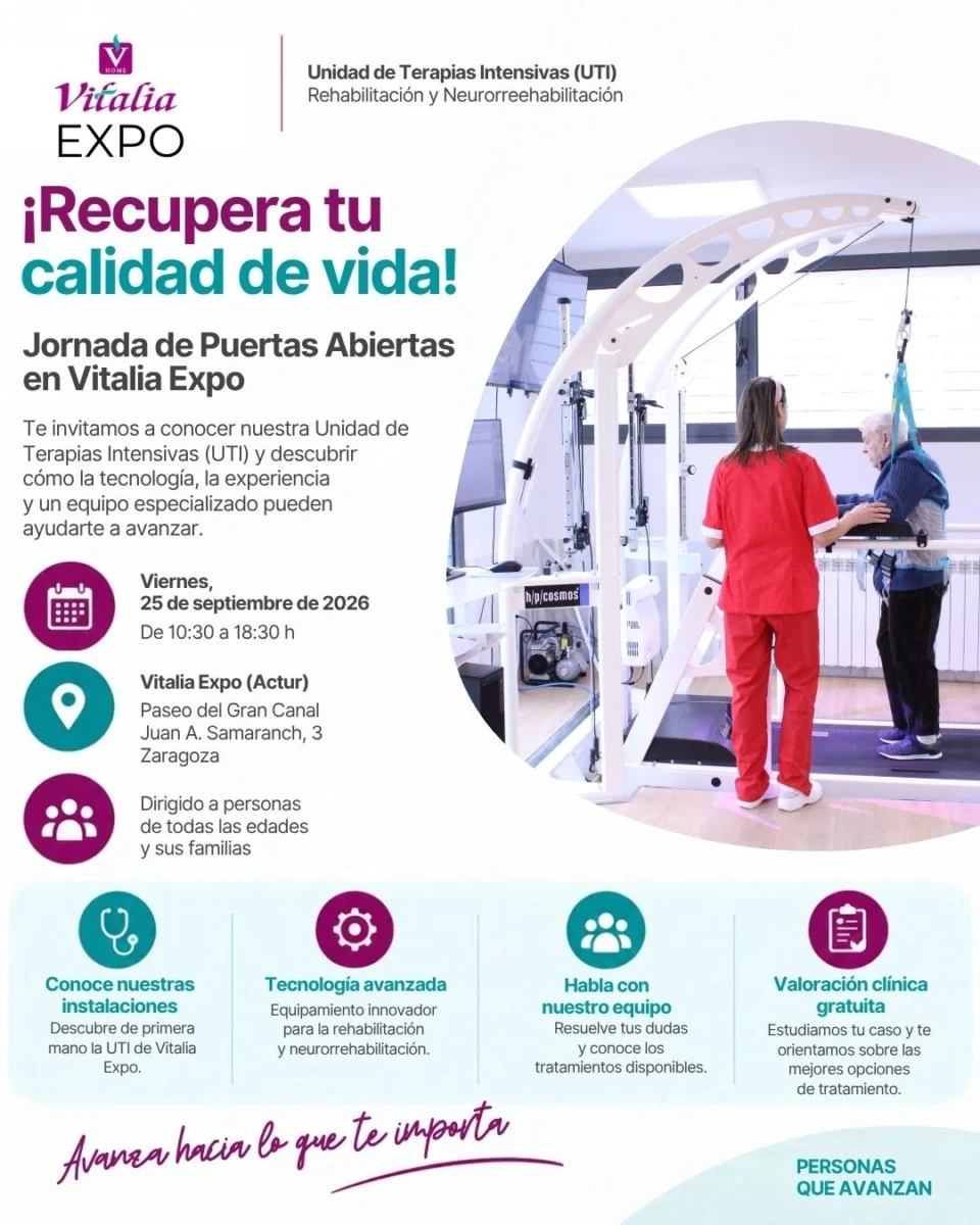 Vitalia Expo (Actur) vuelve a abrir sus puertas en Zaragoza para dar a conocer su Unidad de Terapias Intensivas (UTI)