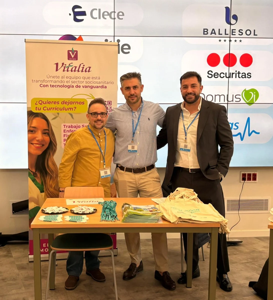 Grupo Vitalia triunfa en la Feria de Empleo del Sector Cuidados en Madrid con una gran acogida de candidatos