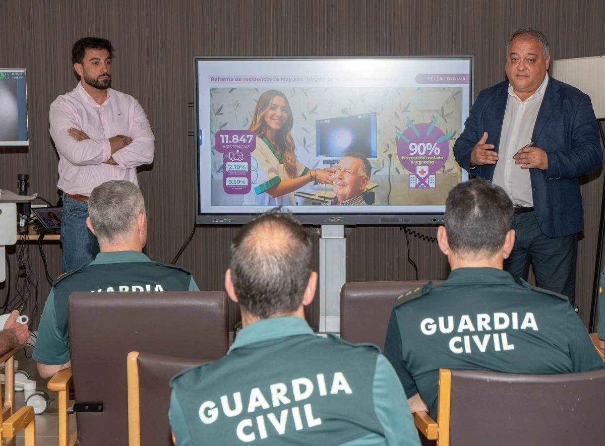La Asociación Pro Huérfanos de la Guardia Civil visita Vitalia Guadarrama para conocer los avances de su nueva etapa
