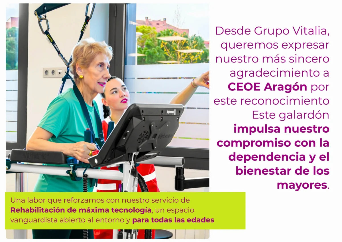 Grupo Vitalia recibe el Premio Especial del Jurado en los Premios Empresa de Aragón 2026